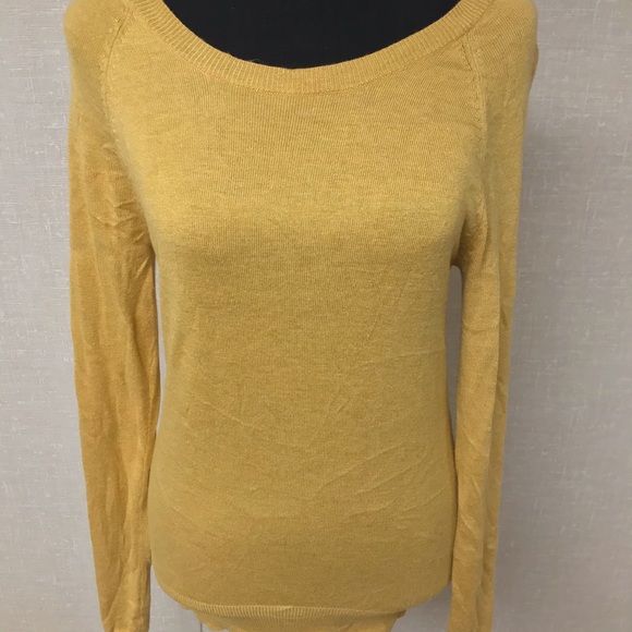 MOSSIMO BRAND GOLD / DEEP MUSTARD SWEATER - Picture 2 of 8